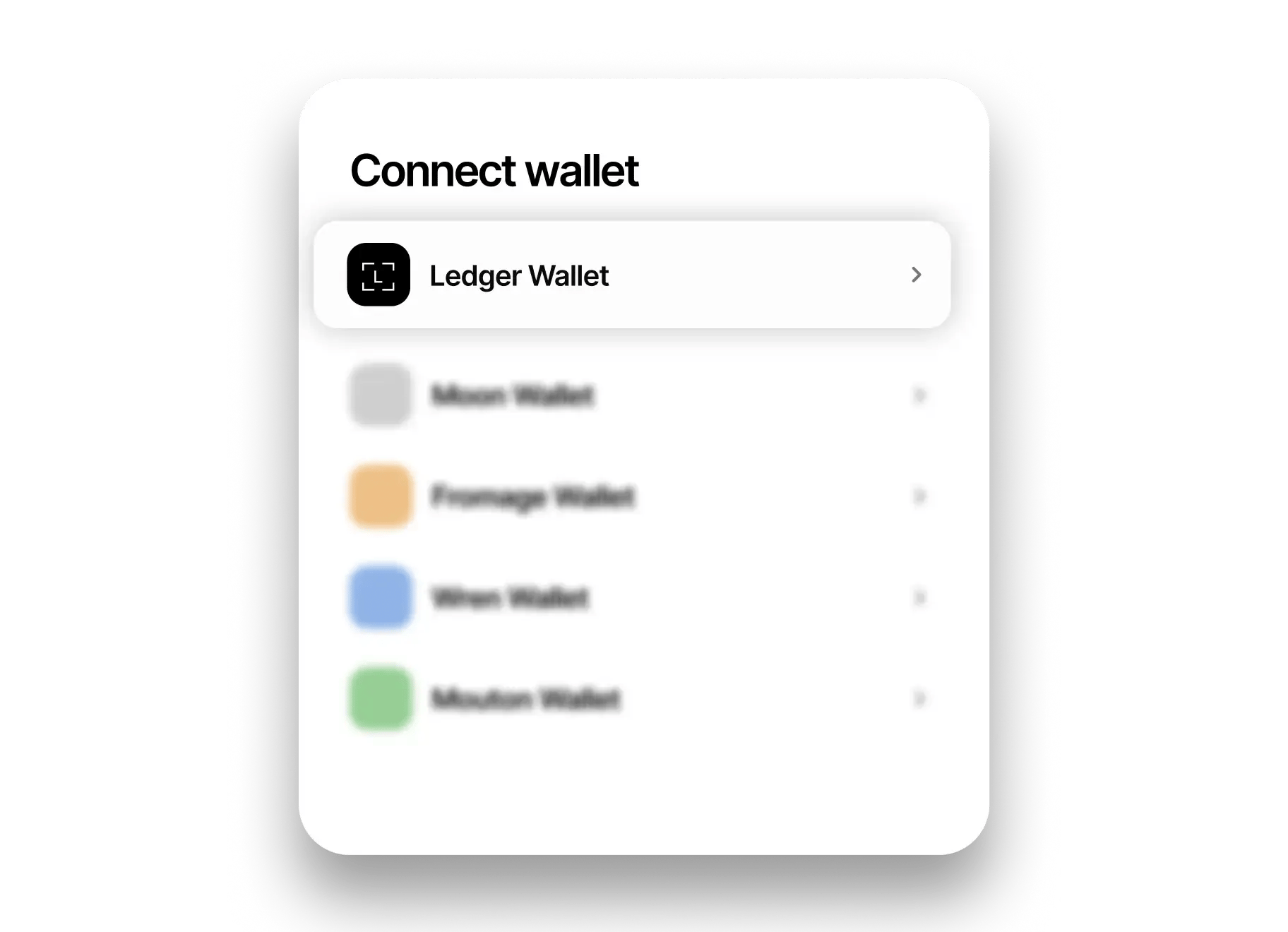 Ledger Wallet connects directly to dApps